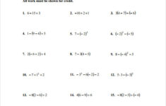 12 Sample Order Of Operations Worksheets Sample Templates