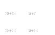 2 Step Positive Negative Fractions Order Of Operations Order Of