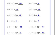 20 Operations With Real Numbers Worksheet Worksheet From Home