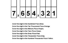 22 Best Place Value Worksheet Images On Pinterest Place Values