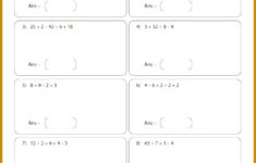 4 Pre Algebra Worksheets FabTemplatez