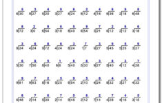 676 Division Worksheets For You To Print Right Now