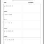 7Th Grade Math Worksheets Free Printable With Answers Db Excel