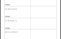 7Th Grade Math Worksheets Free Printable With Answers Db excel