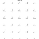 Advanced Multiplication Drills Worksheets You May Select From 256