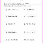 Advanced Order Of Operations Worksheet Answer Key Worksheet Resume