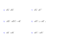 Algebra 2 Worksheets Radical Functions Worksheets Radical