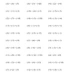 All Operations With Integers Range 9 To 9 With All Integers In