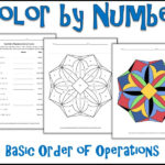Basic Order Of Operations Color By Number Teaching Resources
