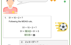 Basic Order Of Operations MDAS Math Worksheets Aged 7 9
