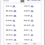 Basic Order Of Operations Worksheets Many Many More Variations To