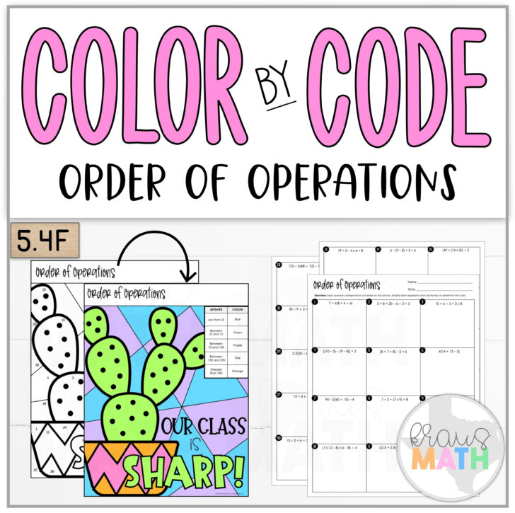 color-by-number-cactus-order-of-operations-teks-5-4f-kraus-math-order-of-operation-worksheets