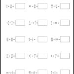 Dividing Fractions Worksheets Fractions Worksheets Dividing