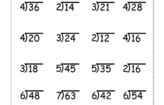 Division Worksheets 4 Worksheets FREE Printable Worksheets