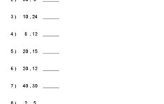 Factors Worksheets Printable Factors And Multiples Worksheets