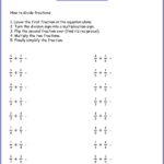 Free Division Fraction Worksheets Unlimited Worksheets Because Every