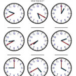 Generate Random Clock Worksheets For Pre K Kindergarten 1st 2nd 3rd
