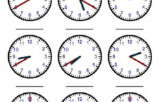 Generate Random Clock Worksheets For Pre K Kindergarten 1st 2nd 3rd