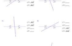 Geometry Worksheets Angles Worksheets For Practice And Study Angles