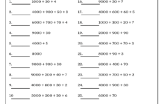 Grade 4 Math Worksheet Place Value Part 1 Education PH