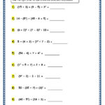 Grade 4 Maths Resources 1 8 Order Of Operations Printable Worksheets