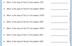 Grade 4 Place Value Worksheets www grade1to6