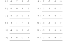 Integers Worksheets Dynamically Created Integers Worksheets Math