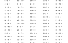 Long Division Worksheets Math Aids