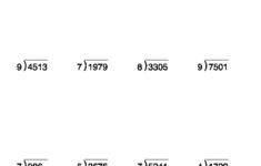 Math Aids Division Worksheets Answer Key 6