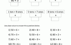 Math Place Value Worksheets 2 Digit Numbers