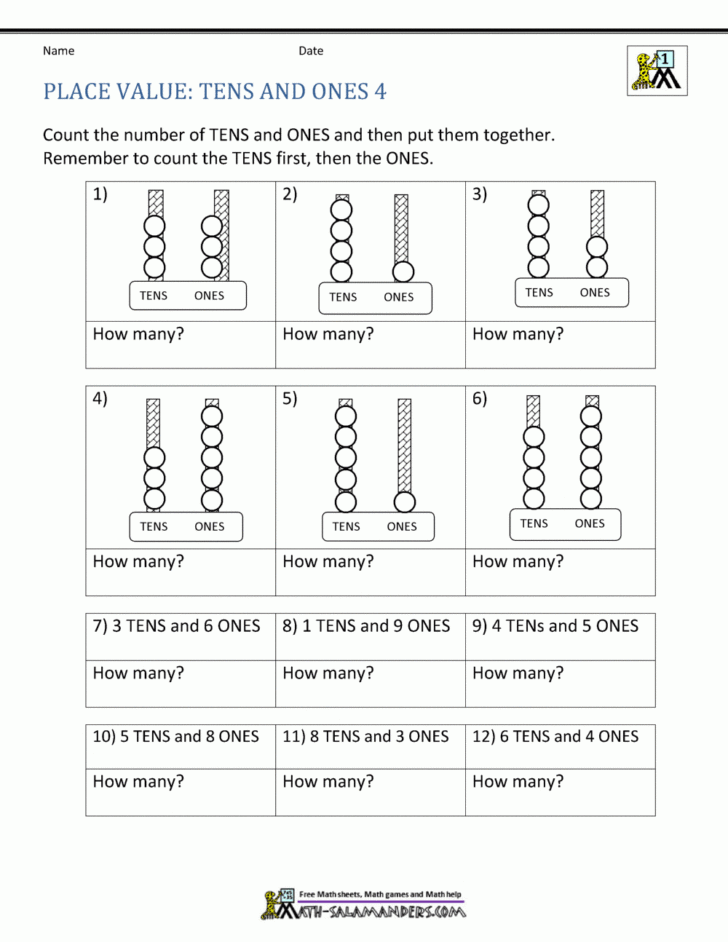 Maths Place Value Worksheets