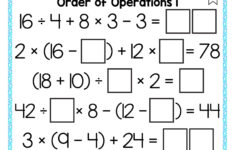 Math Tiles Order Of Operations 1 Without Exponents Teacher Thrive
