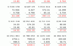 Math Worksheets Answers Learning Printable