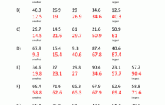 Math Worksheets Answers Learning Printable