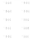 Mixed Operations With Three Fractions Including Improper Fractions A