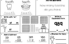 Morning Work Second Grade March Packet 2nd Grade Worksheets Second