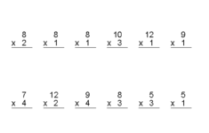 Multiplication Worksheets Dynamically Created Multiplication Worksheets