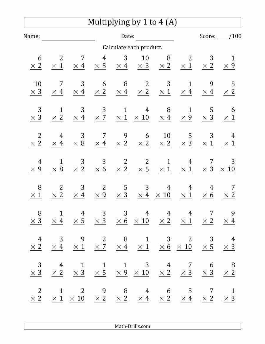 Multiplication Worksheets Grade 4 Math Drills AlphabetWorksheetsFree