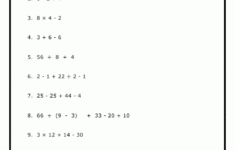 Order Of Operations