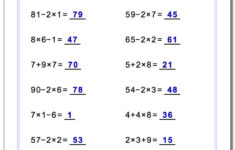 Order Of Operations