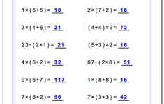 Order Of Operations