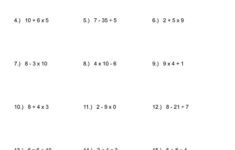 Order Of Operations I Set 4 Childrens Educational Workbooks Books