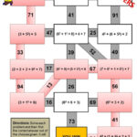 Order Of Operations Maze WITH Parentheses Brackets AND Exponents