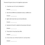 Order Of Operations Multiple Choice Worksheet Times Tables Worksheets