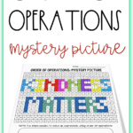 Order Of Operations Mystery Picture Order Of Operations Teaching