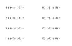 Order Of Operations PEDMAS With Integers 1 Worksheet