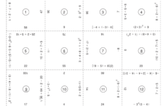 Order Of Operations Puzzle