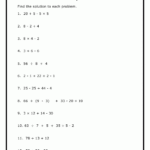 Order Of Operations STEMLearningCity