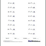 Order Of Operations With Exponents Worksheet Order Of Db Excel