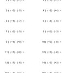 Order Of Operations With Integers Worksheets Grade 8 Img Abia